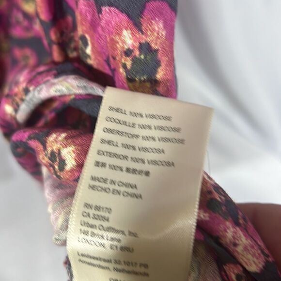 FREE PEOPLE JAEL FLORAL MINI DRESS NEW XS - Picture 8 of 8